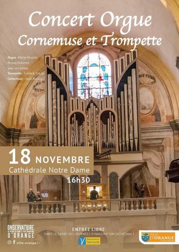 Concert orgue corne trompet orange11 2023